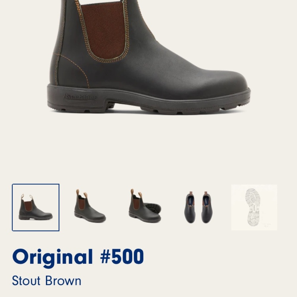 Blundstone Women’s #500 Stout Brown Boots